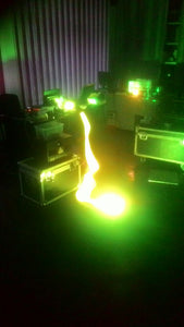 6W RGB laser coupled into luminous fiber