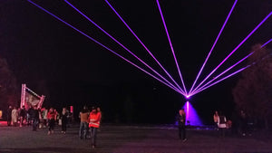 outdoor event 96W magenta laser harph