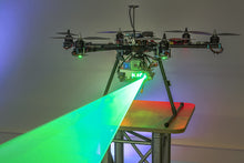 Load image into Gallery viewer, extremely light 2W green laser for flying drone
