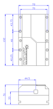 Load image into Gallery viewer, 5.5W 445nm(3W) 460nm(2.5W) laser module KVANT
