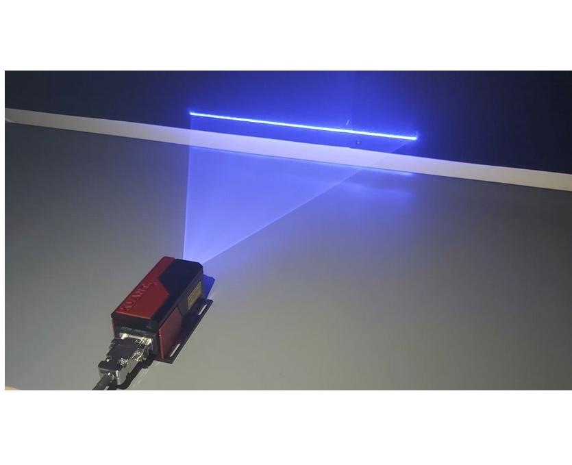 Line laser 500mW with focused beam for flatness measurements