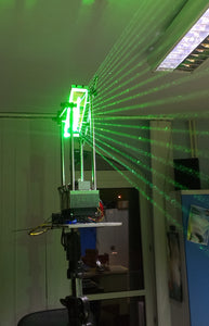 Line laser high power side-projected for sport games