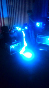 6W RGB laser coupled into luminous fiber